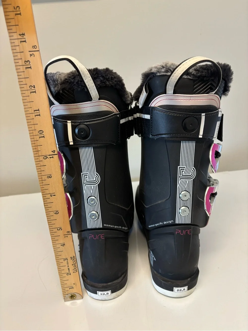 Rossignol Pure Pro Slim Fit Merino Ski Boots Girls 278 mm-22-235